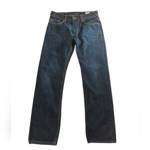Classic Dark Blue Women's Straight-Leg Jeans